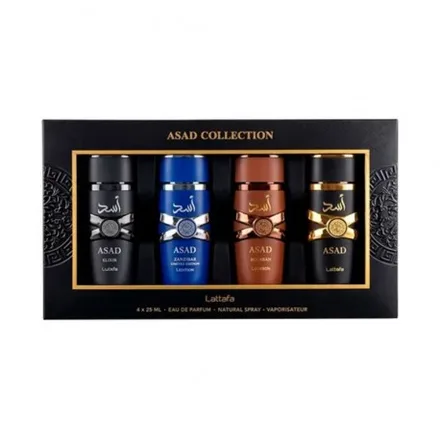 Perfume Lattafa Asad Eau Parfum Masculino 4 25ml