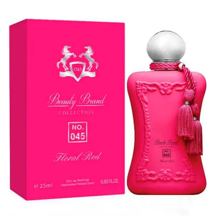 Perfume Beauty Brand 045 Floral Red Eau Parfum Feminino 25ml
