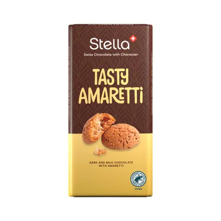 Chocolate Stella Tasty Amaretti Milk 80g