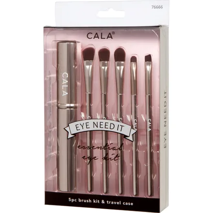 Cala Set Pinceles Eye Need Gunmetal 5PCS