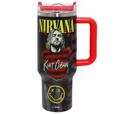 WEEDOO VASO TERMICO NIRVANA C/PAJITA 1.2L BLACK/RED