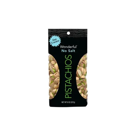 PISTACHIOS WONDERFUL SIN SAL 227GR