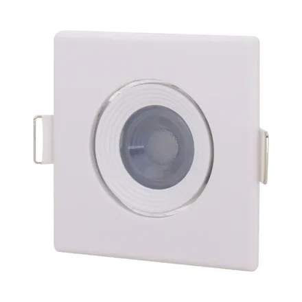 Spot Empotrable Emalux 6000 240 Lumenes Bivolt Cuadrado