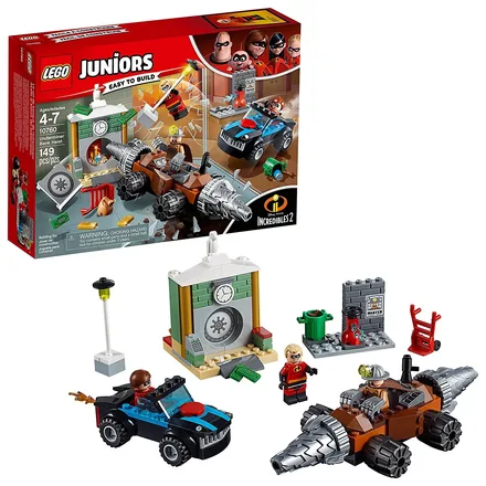 Lego Juniors Atraco Al Banco Del Socavador 149 Piezas