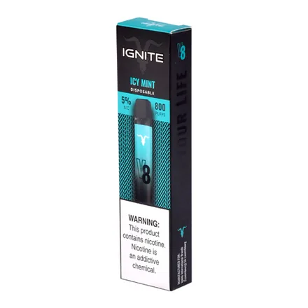 Vape Descartavel Ignite V8 800 Puffs Icy 5 Nicotina
