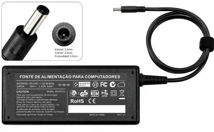 DELL FUENTE PARA NB 65W (PUNTA FINA)4.5X3.0MM