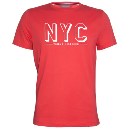 Camiseta Tommy Hilfiger Masculino Bordo 611L