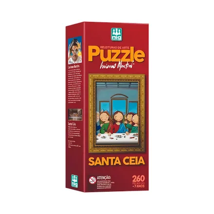 Rompecabezas Nig Brinquedos 0576 Santa Cena 260 Piezas