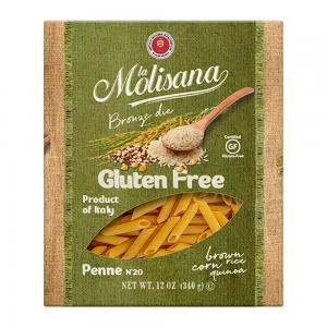 Macarrao Gluten Penne Rigate Numero 20 Pacote La Molisana 340g