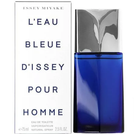 Perfume Issey Miyake Eau Bleue Pour Homme Toilette Masculino 75ml
