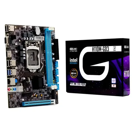 Placa Mae Goline GD3 Ddr 3 Socket 1151 Chipset H110 Atx 1 Ano