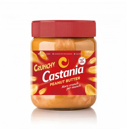 Mantequilla Cacahuete Crujiente Castania 360g