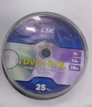 Tubo Dvd Lsk Media Plus Dl 8X Gb Doule Layer