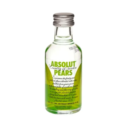Vodka Absolut Miniatura Pears 50ml