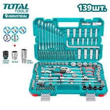 TOTAL HERRAMIENTA THKTHP21396 JUEGO DE DADOS 139PCS