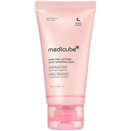 Mascara Facial Noturna Medicube Pdrn Pink Caffeine Night Wrapping 75ml