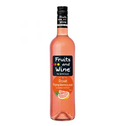 Vino Frances Fruits Wine Rose Pample Mou 750ml