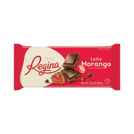 Chocolate Regina Con Leche Frutilla 100g