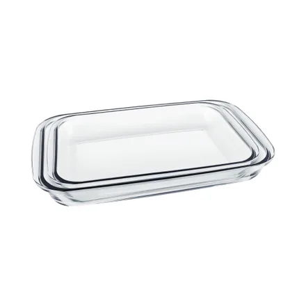 Set Asaderas Vidrio Marinex Gd 62 8 2 Piezas