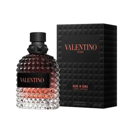 Perfume Valentino Uomo Born Coral Fantasy Edt 100ml