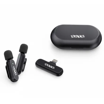 Microfono Inalambrico Satellite A-MK252 Lightning - Negro
