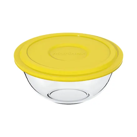 Cuenco Vidrio Marinex Plus Con Tapa 33 Surtido