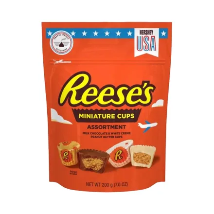 Chocolate Hersheys Cups Mantequilla Mani Mix Milk 200g
