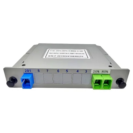 Splitter 1 2 20 80 Mm Sc Apc Fbt Modulo Pdo