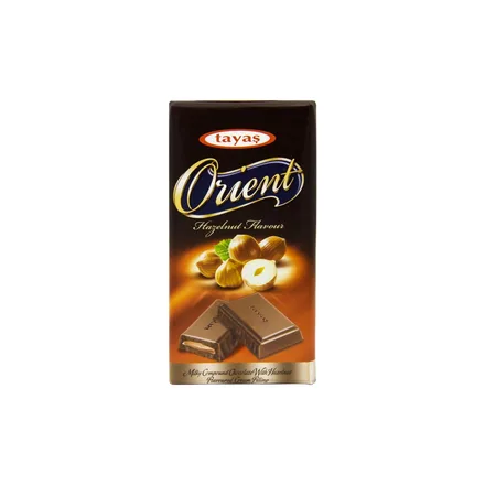 Barra Chocolate Tayas Orient Hazelnut Flavour 80g