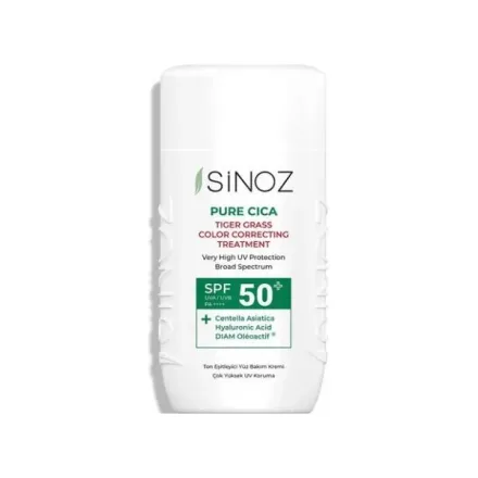 Sinoz Protector Solar Pure Cica Color Correcting Spf 50 Plus 50ml