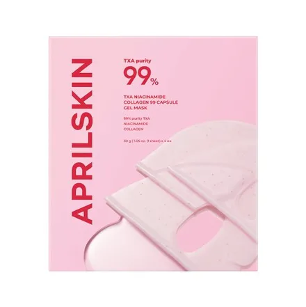 Mascarillas Aprilskin Txa Niacinamide Collagen 99 Capsule Gel Mask 4 Agatres