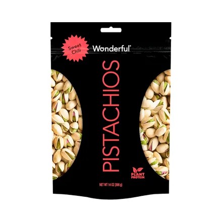 Pistacho Wonderful Sweet Chili 396 Gr