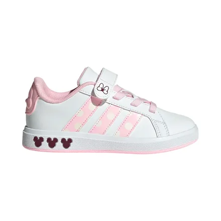 Calzado Deportivo Infantil Adidas Jr8134 Disney Minnie Mouse Grand Court Femenino