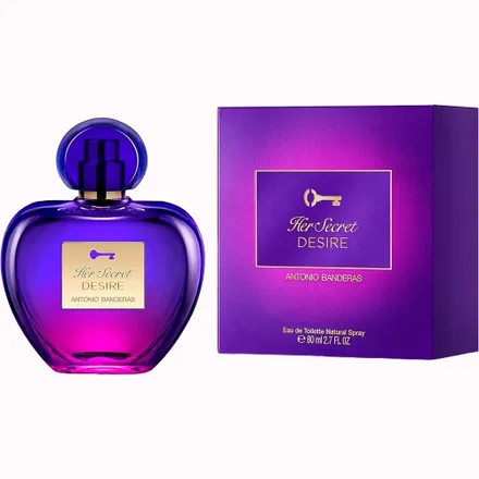 Perfume Antonio Banderas Her Secret Desire Eau Toilette Feminino 80ml