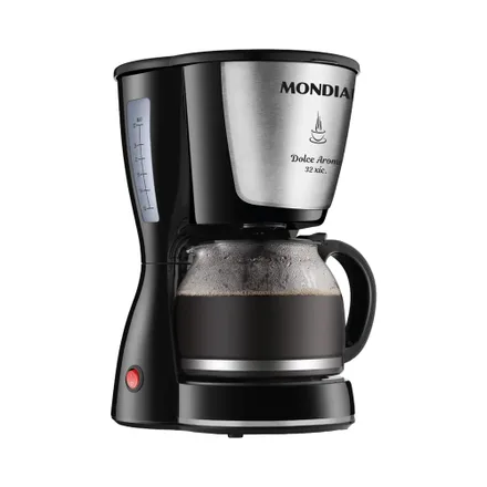 Cafetera Filtro Mondial Dolce Arome 32 Inox Tazas