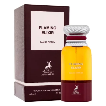 Perfume Maison Alhambra Flaming Elixir Eau Parfum Unissex 80ml