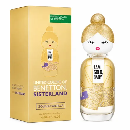 Benetton Perfume Sisterland Gold Vanilla Eau Parfum 80ml