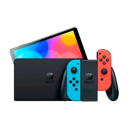 Nintendo Switch Oled Neon Model Heg Kabaa 64GB