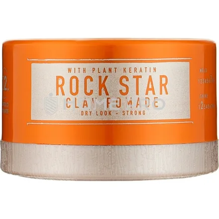 Pomada Argila Immortal Nyc Rock Star Clay Pomade Plant Keratin Dry Look Strong 150ml