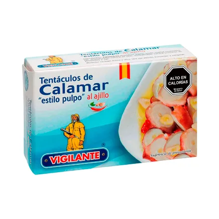 Mariscos Vigilante Tentaculos Calamar Al Ajillo 115 Gr