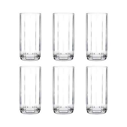 Set Vasos Pasabahce Leia 6 Piezas 310ml