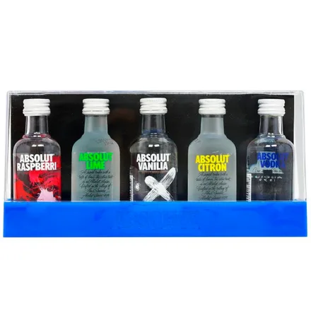 Vodka Absolut Mini Pack 5 50ml