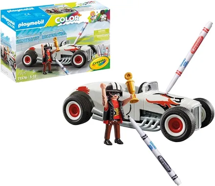 PLAYMOBIL JUGUETE PM-COLOR RACING CAR 71376
