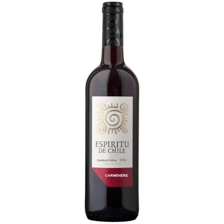Vino Chileno Tinto Espiritu Chile Carmenere 750ml