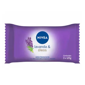 Jabon Barra Nivea Oleos X3