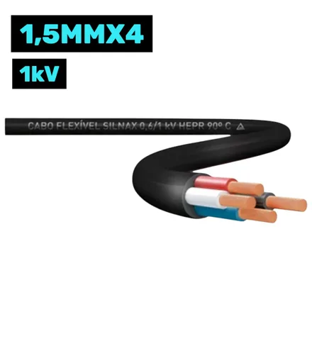 Cabo Flexivel Silnax 1KV Hepr 4 Mm Bobina