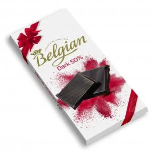 Barra Chocolate Belgian Amargo 50 Cacau 100g