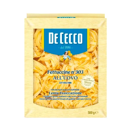 Pasta Cecco Fettuccine 303 All Uovo 500 Gr