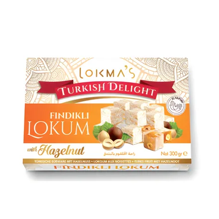 DULCE LOKMA’S TURKISH DELIGHT WITH HAZELNUT 300GR