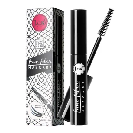 JCAT RIMEL MASCARA FAUX FIBER LLL104 NEGRO